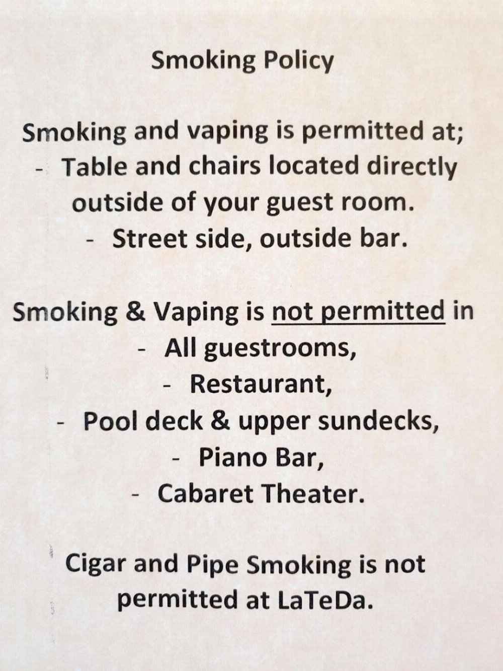 La Te Da - Adult Only, 21 or older Main image